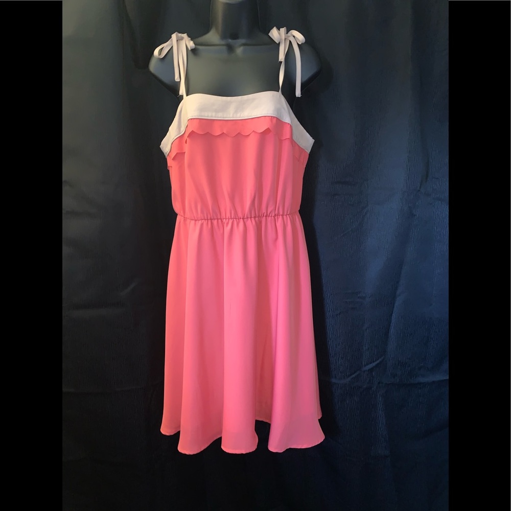 Coral dress